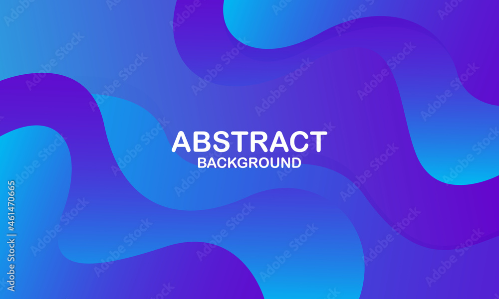 Obraz premium Abstract blue background. Fluid shapes composition. Eps10 vector