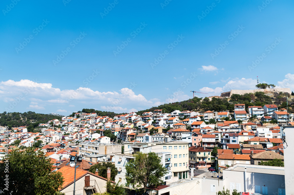 View of the Old Town of Šibenik, Croatia