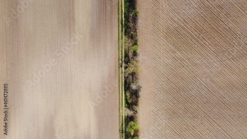 Splitview topdown View of Field