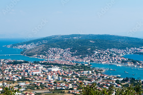 View of the Town of Trogir from the Village of Seget Donji photo