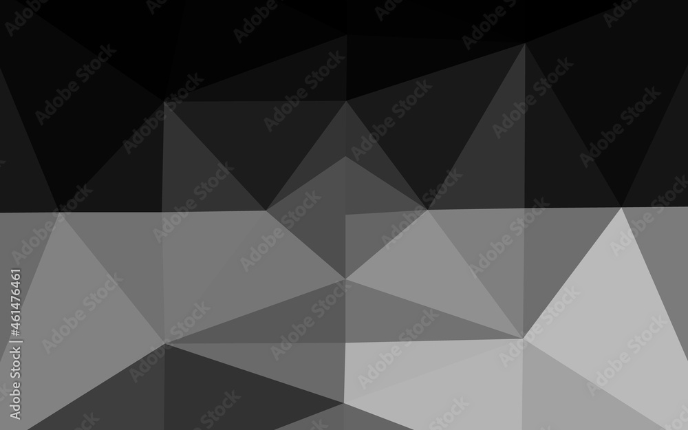 Light Silver, Gray vector triangle mosaic cover. Light Silver, Gray vector triangle mosaic cover.