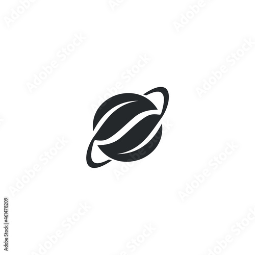Global leaf logo design