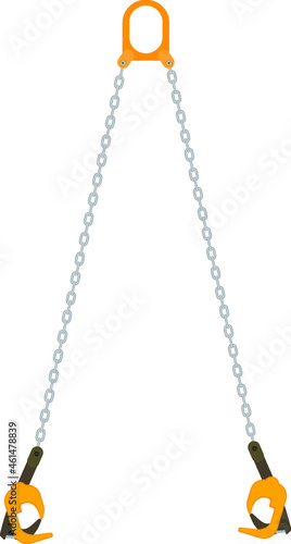 yellow drum sling for vertical drum lifting 