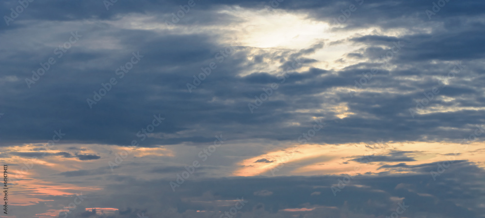 Obraz premium Sunset sky texture as background