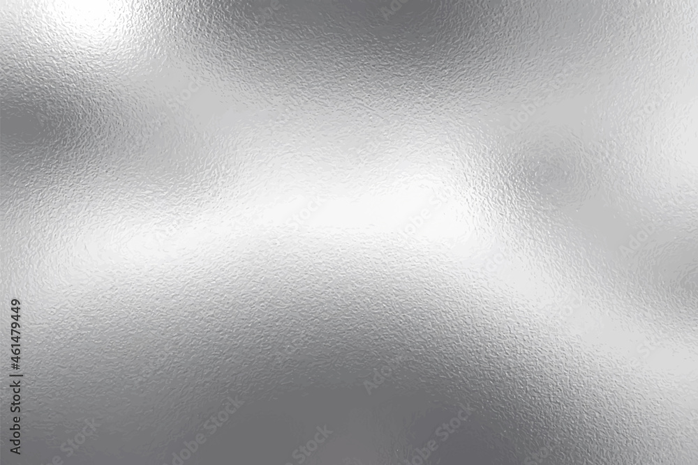 Silver foil texture background vector Stock Vector