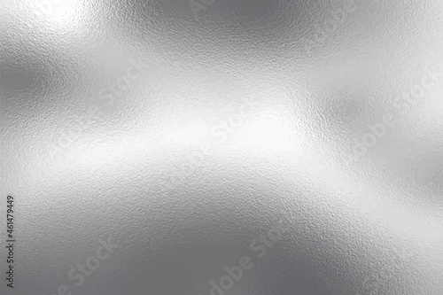 Silver foil texture background vector photo