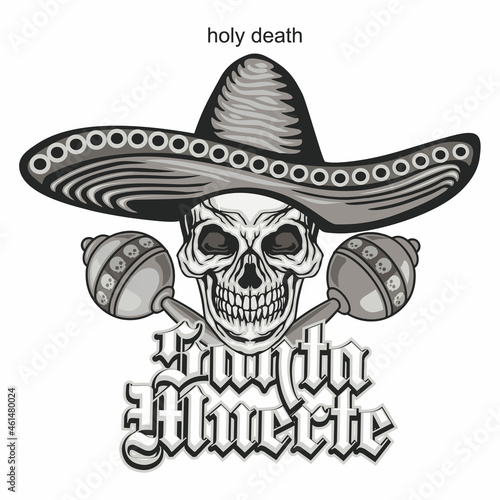 Death, Day of the Dead, mexican sugar skull ,grunge vintage design t shirts