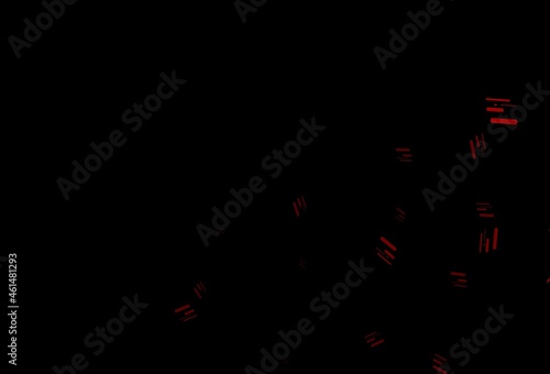 Dark red vector texture with colorful lines.