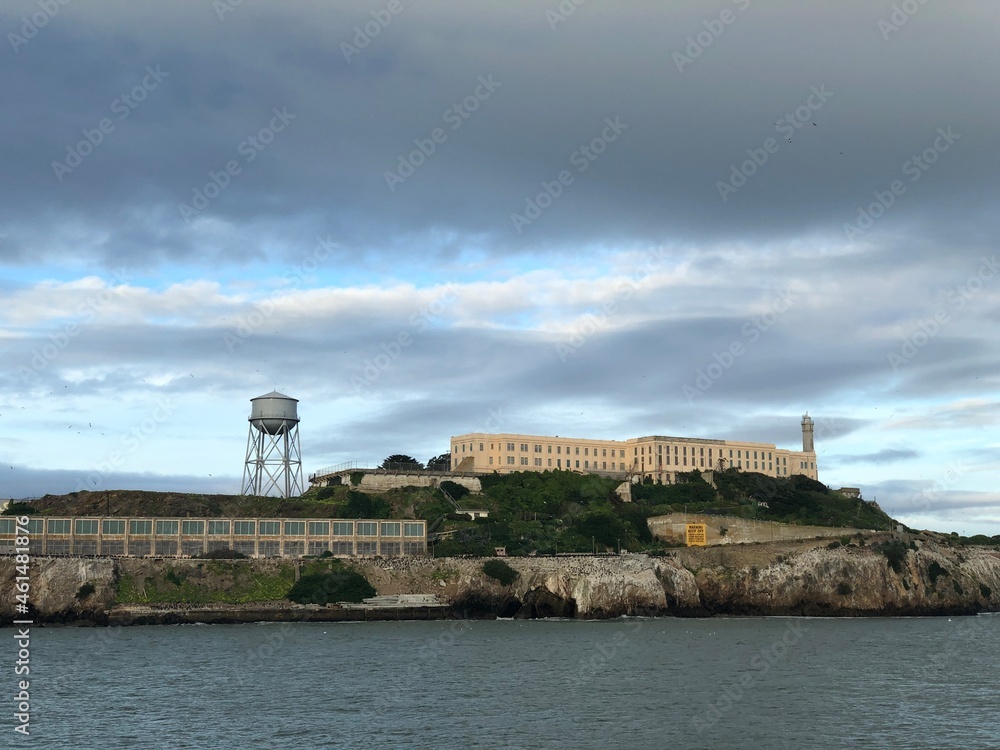 Alcatra prison from ferry