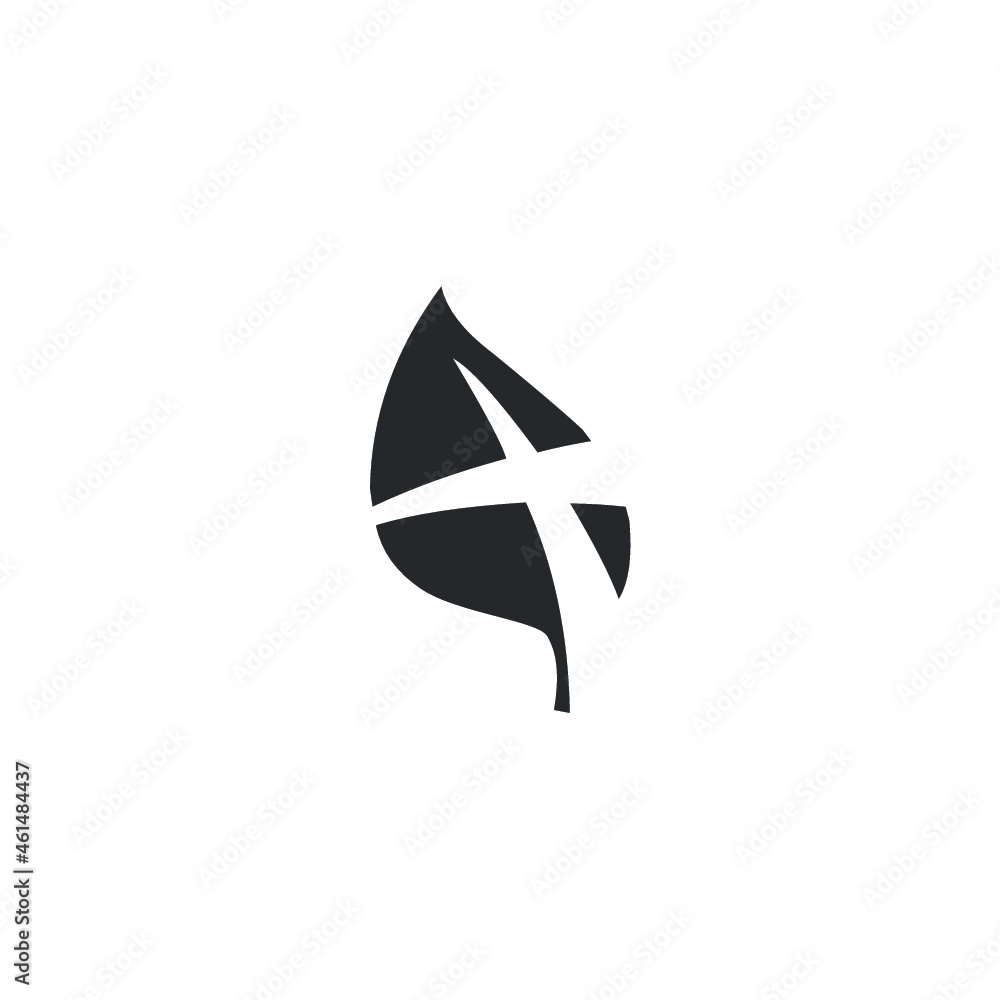 Fototapeta premium Leaf logo design