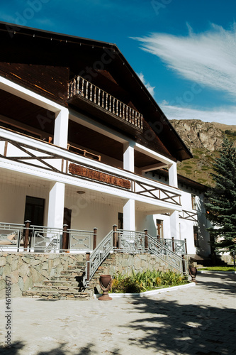 house in the mountains