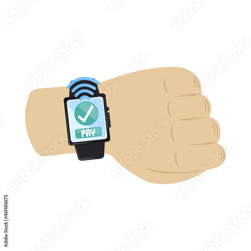 smartwatch with contactless pay