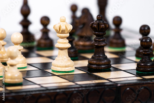 Chess Queens. Game of Chess. Game to Development Analysis Strategy Plan, Leader and Teamwork Concept for Success. Business Solutions, Success Strategy.
