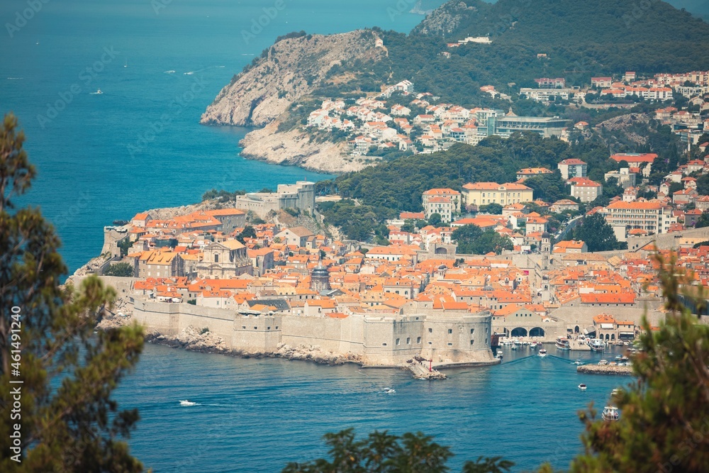 Travel in Croatia. Dubrovnik is amazing place to spend an afternoon very touristy but still historic and charming, relax at Adriatic Sea on the Croatian coast. Dubrovnik Cathedral world heritage site