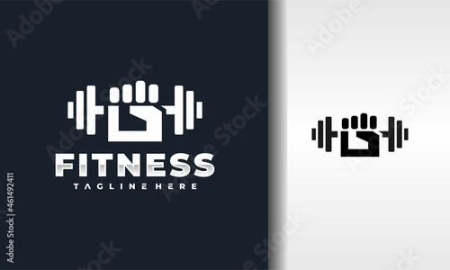 fist barbell fitness logo
