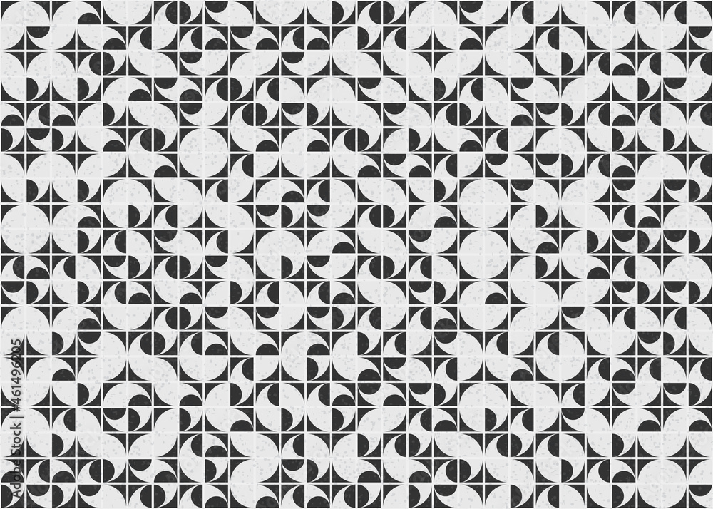 Abstract Geometric Pattern generative computational art illustration