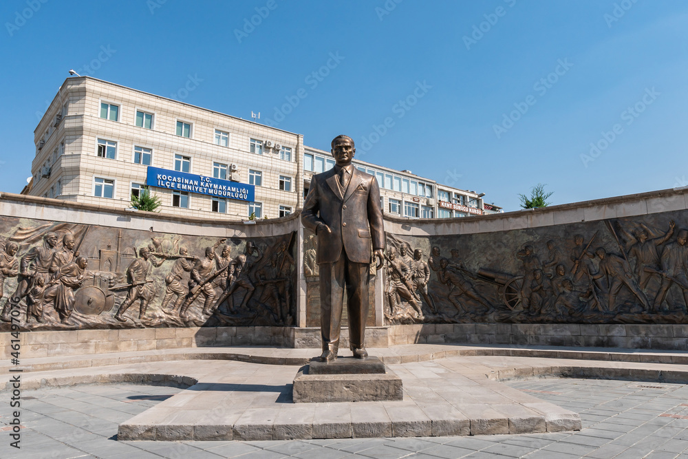 Kayseri Republic Square Ataturk Monument
