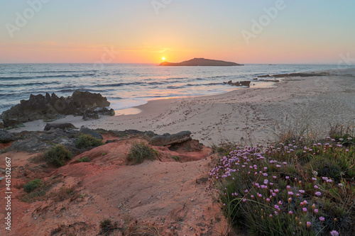 Sunset on Pessegueiro island , Costa Vicentina , Alentejo , Portugal