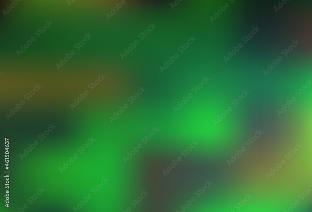 Light Green vector glossy abstract background.