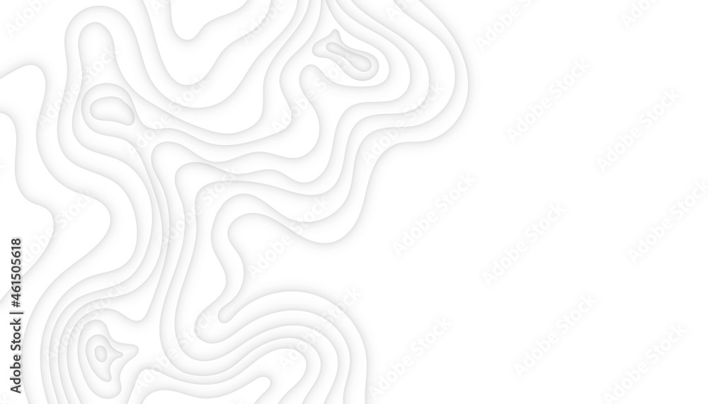 Abstract modern white papercut background Abstract modern white papercut background