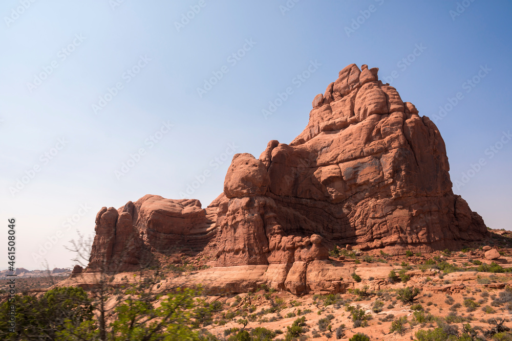 landscape on arches national park in the united states of america landscape on arches national park in the united states of america