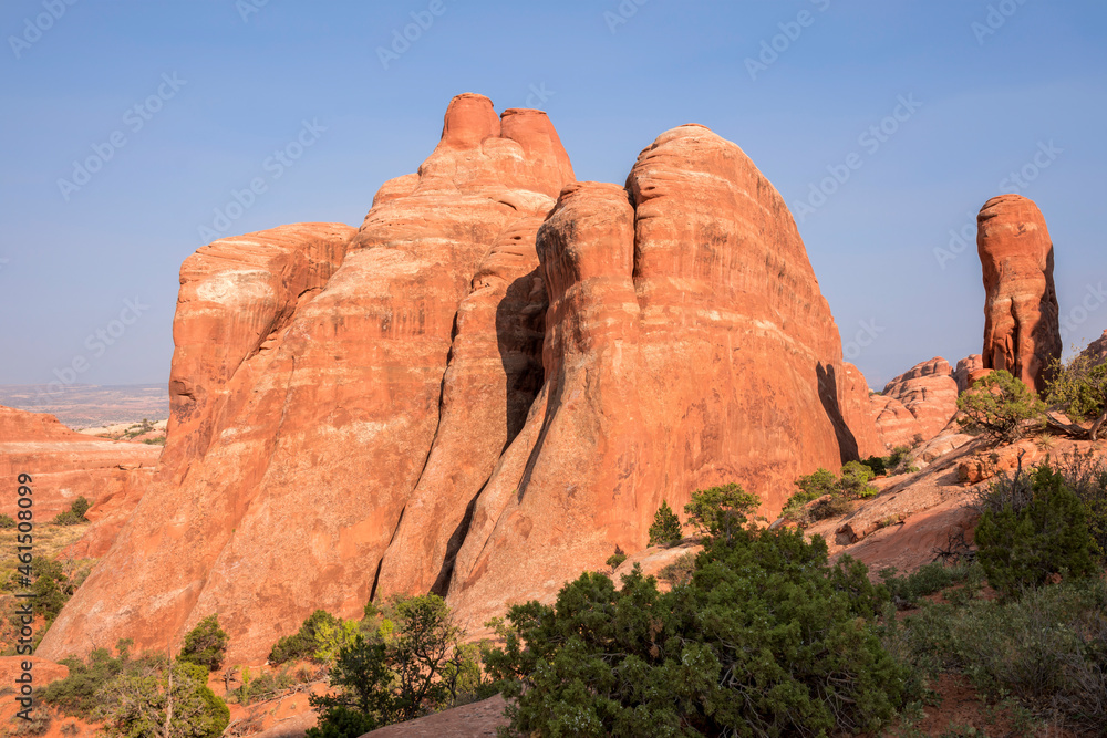 landscape on arches national park in the united states of america landscape on arches national park in the united states of america