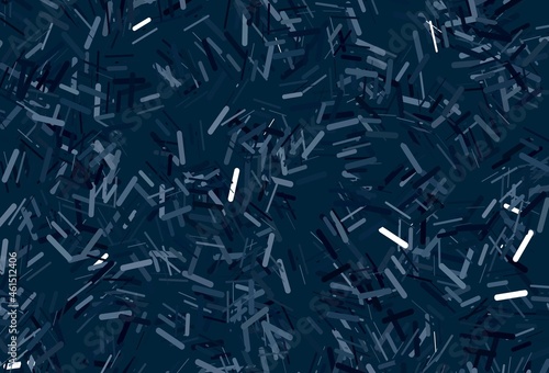 Dark blue vector texture with colorful lines.