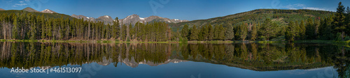 Fototapeta Naklejka Na Ścianę i Meble -  491-47 Sprague Lake Panoramic
