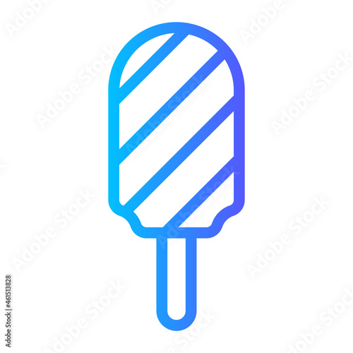 Ice pop  birthday gradient icon