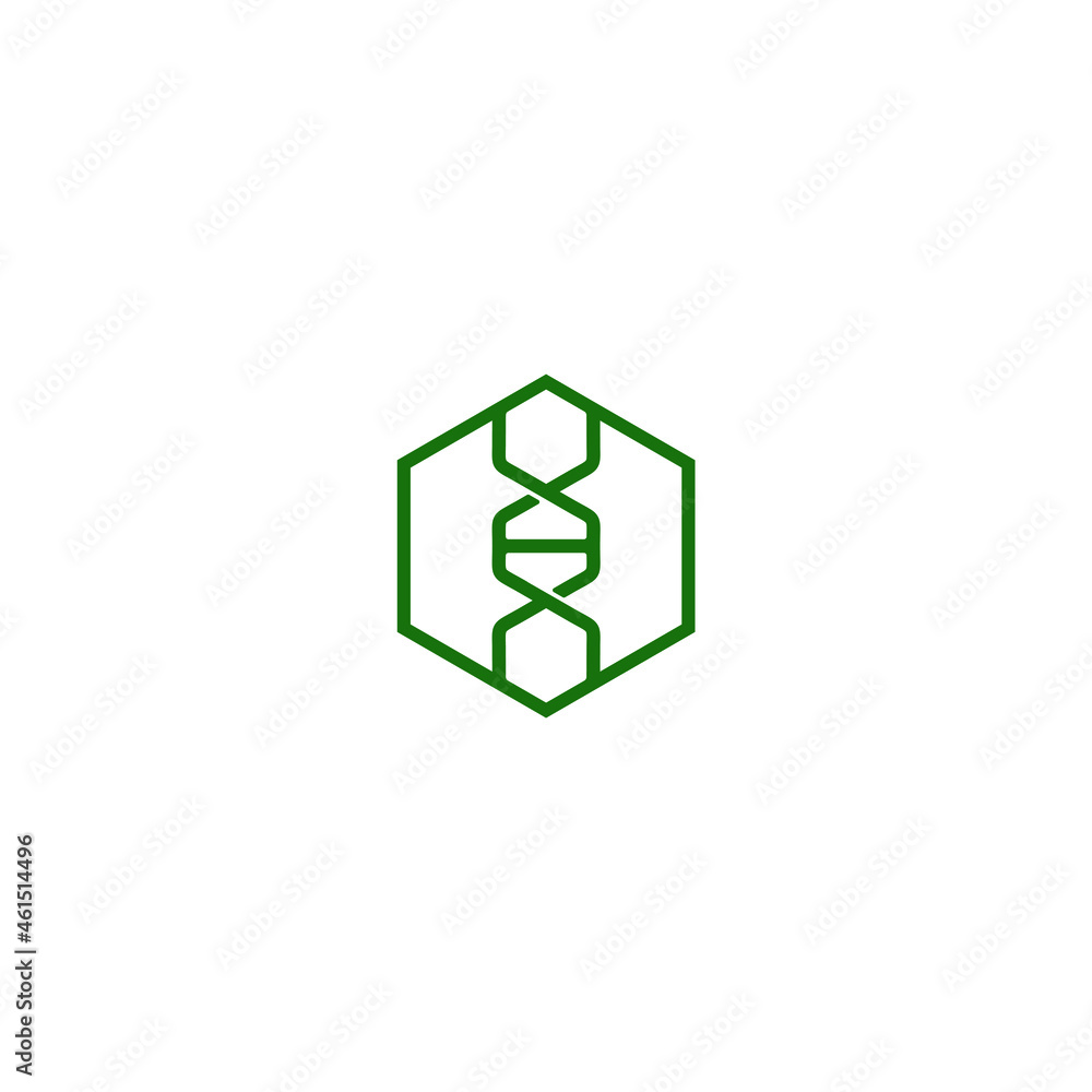 DNA Hexagon Science Logo Design Inspiration DNA Hexagon Science Logo Design Inspiration