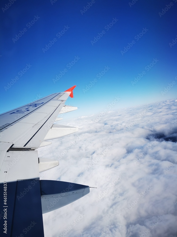 Obraz premium wing of airplane
