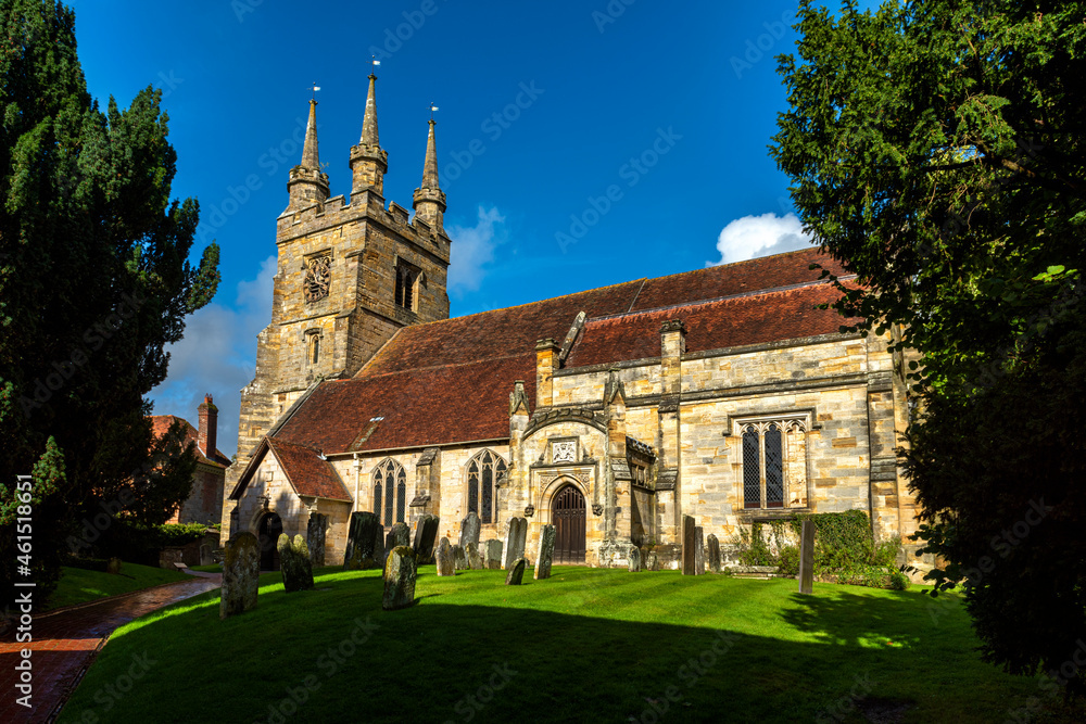 St John the Baptist Church in Penshurst near Tonbridge in Kent, England