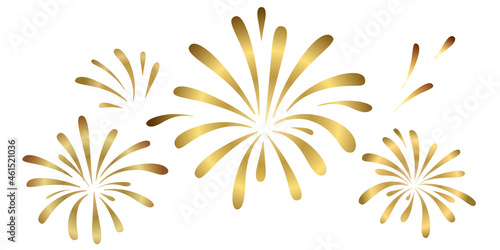 FEU D'ARTIFICE DORÉ SIMPLIFIÉ