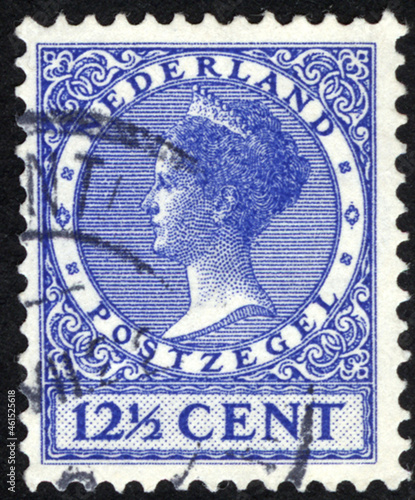 Postage stamps of the Holland. Stamp printed in the Holland. Stamp printed by Holland.