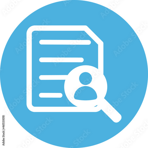 Profile search Isolated Vector icon which can easily modify or edit   © BinikSol