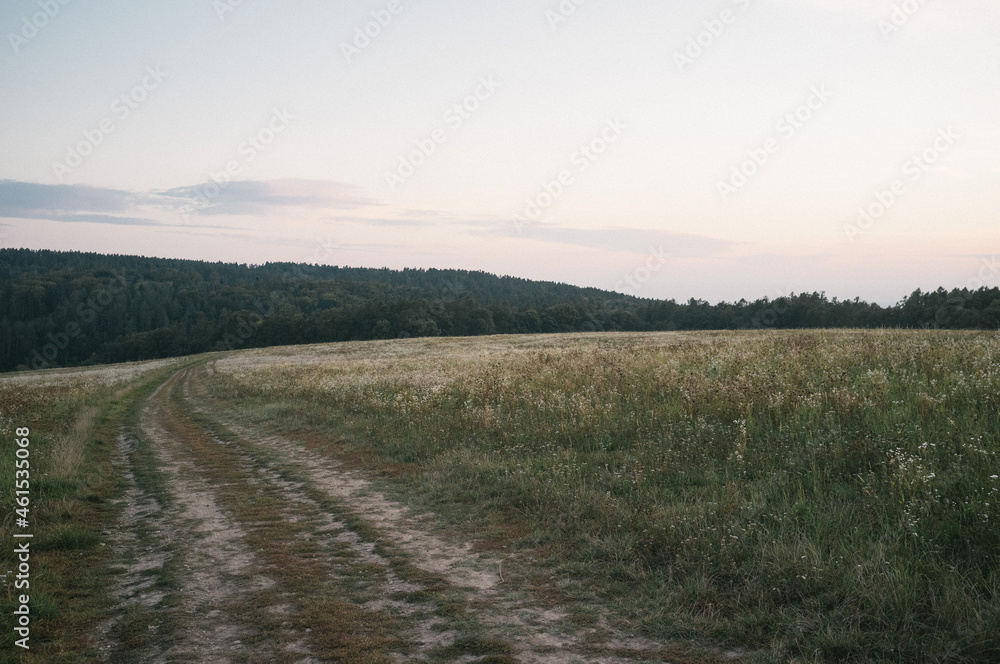 Naklejka premium Exploring roads less ridden, little adventures around hometown