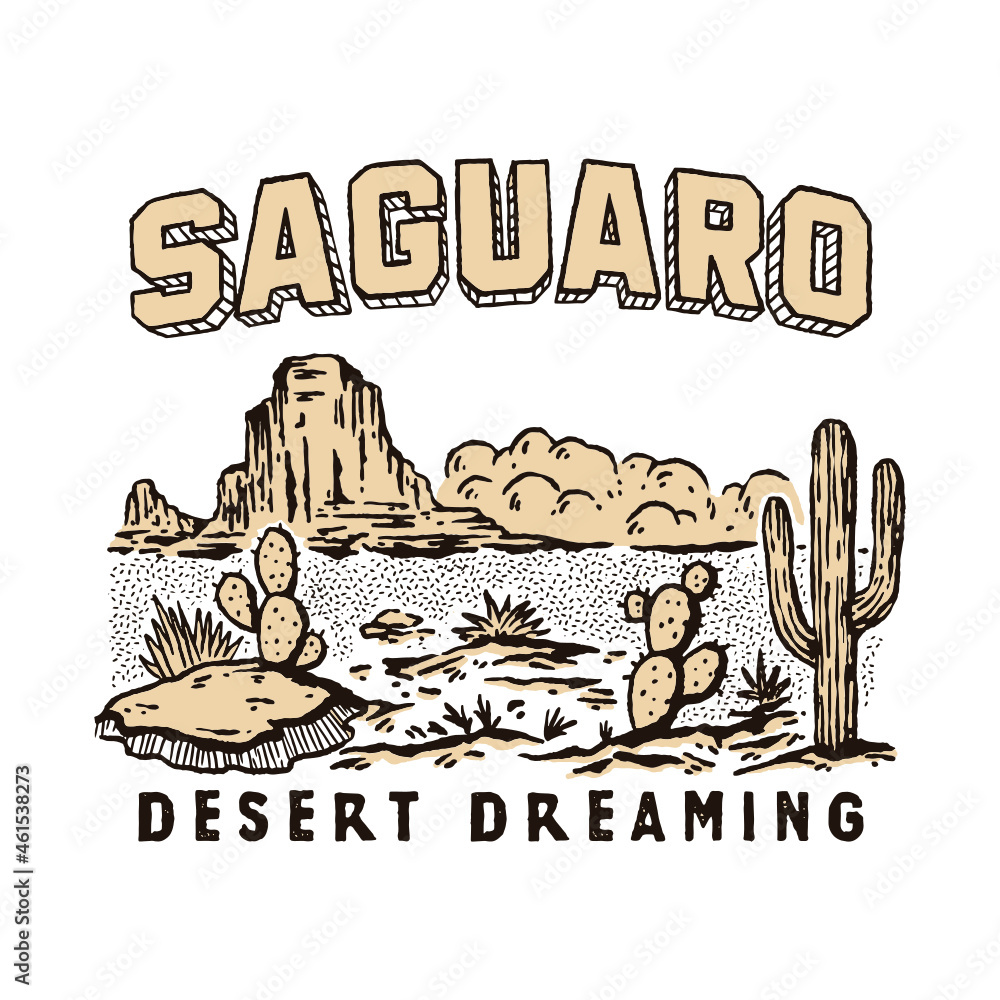 Obraz premium Desert illustration