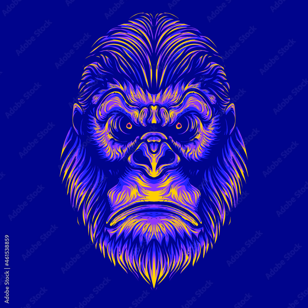 gorilla face