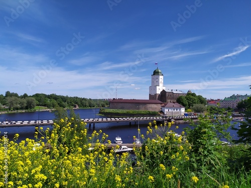 Foto Vyborg city historical part of town
