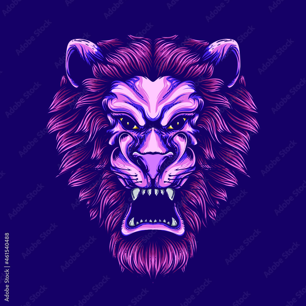 lion face 