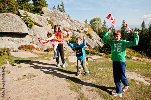 Canvas Print Happy Canada Day