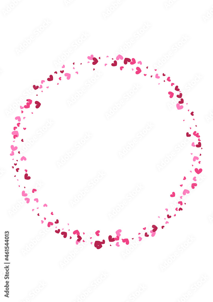 Red Shadow Heart Background. Rose Explosion Illustration. Purple Confetti Paper. Pink Art Texture. Ornament Wallpaper.