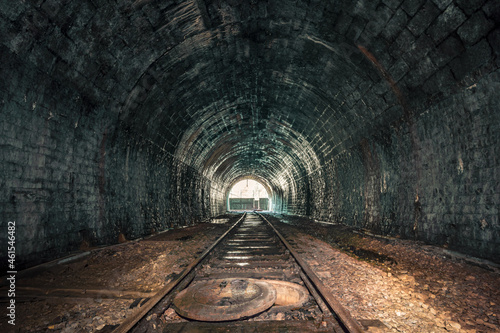 An old abandoned railway tunnel decayed for decades a lost place photo