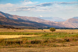 Paysage rural kirghize