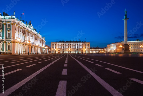 St. Petersburg. Russia. Palace Square. White nights.