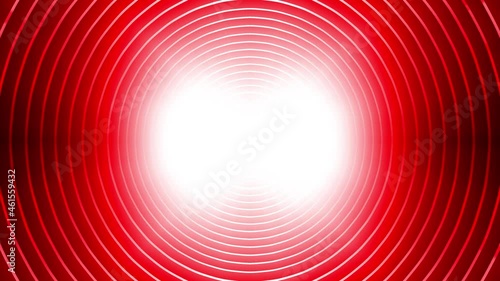 Abstract red alarm beating seamless looping motion background. photo