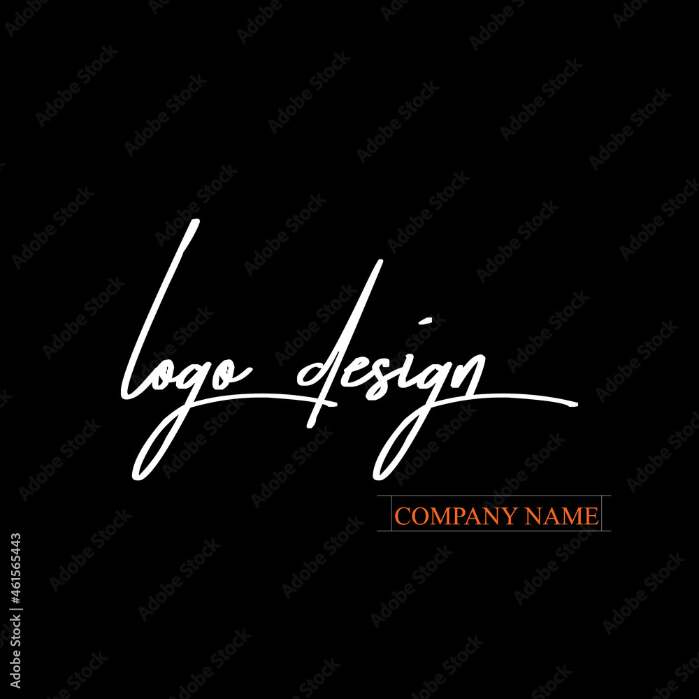 logo design, signature logo.