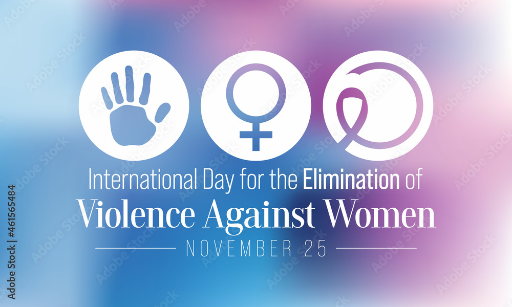 International Day for the Elimination of Violence against Women is observed every year on November 25 all across the world. Vector illustration
