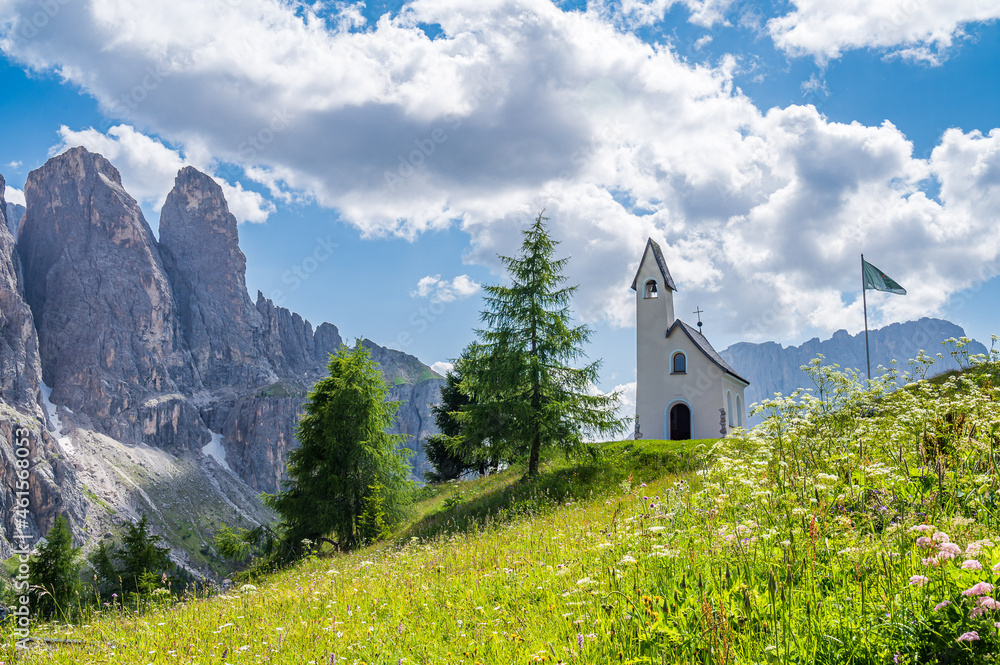 Little church at Gardena Pass