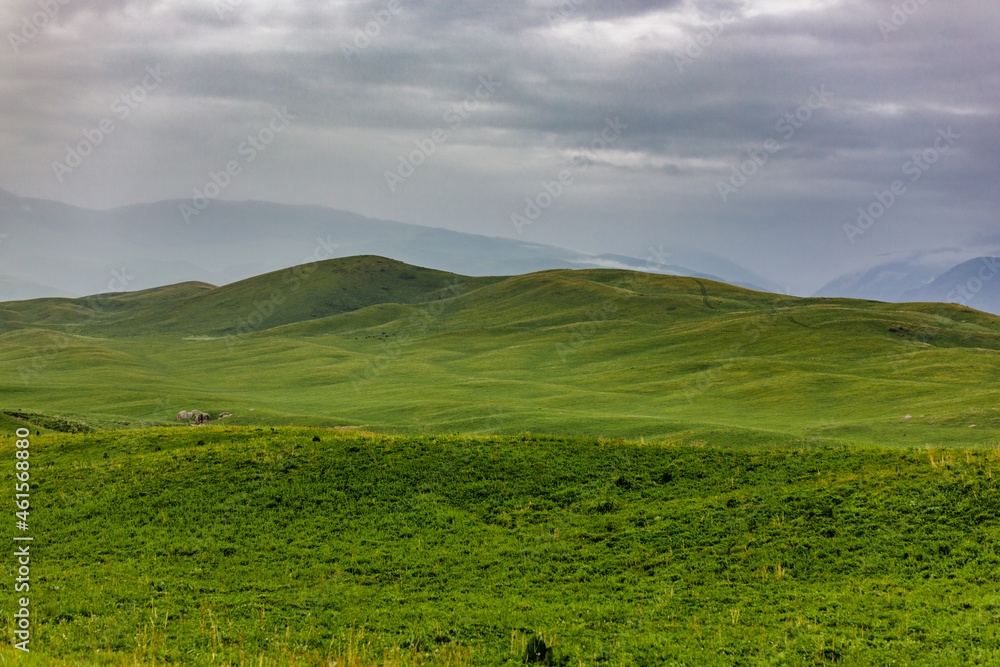 landscape with clouds